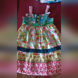 Matilda Jane knot apron dress